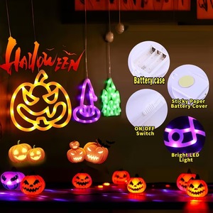 Lustre LED fantaisie à ventouse pour fenêtre, idéal pour Halloween, la décoration de bars et de tables à la maison - Product Image 2
