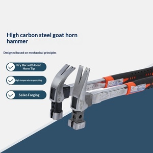 Professional grade fiber handle claw hammer magnetic woodworking home <b>nail</b> lifting high quality steel hammer - Product Image 1