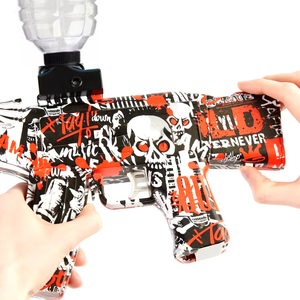 Fucile Giocattolo AK47 Mini 2 in 1 ad Alta Velocità 7.4v con Proiettili Morbidi, Simulazione Blaster AK <span class=keywords><strong>47</strong></span> - Product Image 3