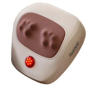 Neck Massage Pillow With Heat And Kneading For Neck Back Waist USB Rechargeable PU Leather Mechanical Massage - Product Image 2