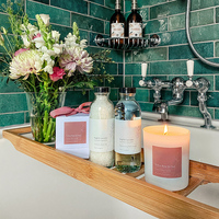 Luxus Private Label Custom Soja Duft wachs Aroma therapie Aroma Duft kerze mit Glas Glas Geschenk box