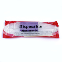 Kit de manucure et de pédicure pour femmes, ensemble professionnel personnalisé, 3 pièces, 300 ensembles/étuis