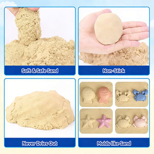 Kit de <span class=keywords><strong>sable</strong></span> artistique pour enfants certifié UE avec <span class=keywords><strong>bac</strong></span> à <span class=keywords><strong>sable</strong></span>, cadeau d'anniversaire pour garçon et fille, avec 1 lb de <span class=keywords><strong>sable</strong></span> brun et moule de train - Product Image 5