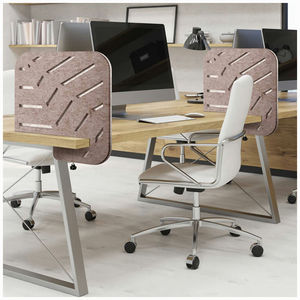 Tủ máy tính máy trạm làm việc chia Chiều cao bàn có thể điều chỉnh màn hình văn phòng phân vùng âm thanh Bảng điều khiển - Product Image 2