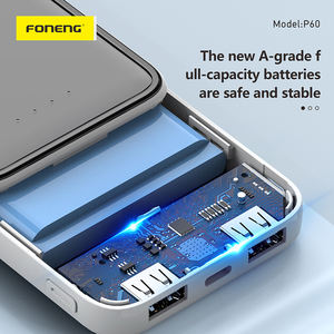 Batterie externe Foneng 10000mAh Li-Polymère, chargeur portable fin avec écran LED numérique, charge rapide Type-C - Product Image 3