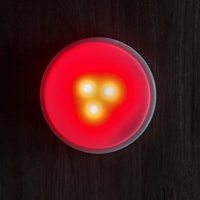 Petite veilleuse ronde en ABS alimentée par batterie lampe de chevet à LED plafonnier instantané pour chambre à coucher chevet