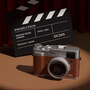 5K retro máy ảnh kỹ thuật số 48mp vlog máy ảnh 30fps Wifi với <span class=keywords><strong>3</strong></span> "LCD HD màn hình 1080P 16X Zoom kỹ thuật số máy ảnh góc rộng giá rẻ - Product Image 1