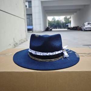 قبعة فيدورا من الصوف 100% بأفضل سعر بسعر الجملة بطراز جديد - Product Image 3