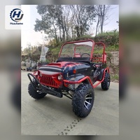 Dune Buggy 350CC à essence, pneus robustes, bleu marine, tout-terrain