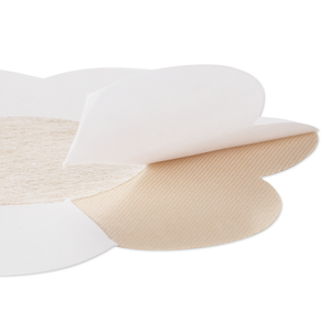 Al por mayor, cubrepezones adhesivos invisibles, impermeables, sin costuras, sexys, unisex, con forma de flor, de tela y biogoma transpirable - Product Image 5