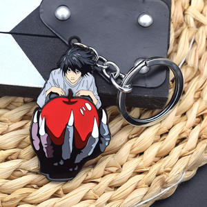 Nuevo diseño Anime Death Note Yagami figura ligera colgante de Metal llavero collar - Product Image 2