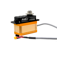 Servo Digital Industrial sin Escobillas Feite FT600BL 24V 600Kg, Carcasa de Aluminio, Engranajes de Acero, 180 Grados, Magnético, Piezas para Drones RC
