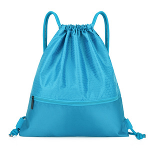 Custom Logo 600D Drawstring Sportpacks Promotional Cinch String Bag for Sports & Fitness With Advertising Print