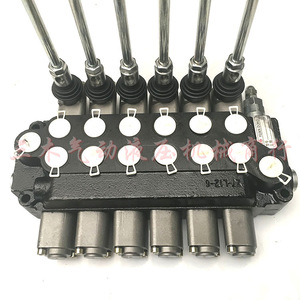 Válvula Hidráulica Manual Multivía ZT-L12E-OT-6 de 10 mm de Diámetro Nominal para Excavadoras y Montacargas - Product Image 2