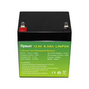Büyük Kapasiteli LiFePO4 Hücreli Tipsun 32700 12.8V 6500mAh 19.2Wh Sabit Voltajlı Yeni A Sınıfı Lityum Pil Paketi - Product Image 6