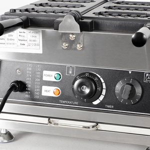 KAINO Mini <span class=keywords><strong>gaufrier</strong></span> électrique commercial Machine à gaufres rotative à <span class=keywords><strong>double</strong></span> bascule - Product Image 3