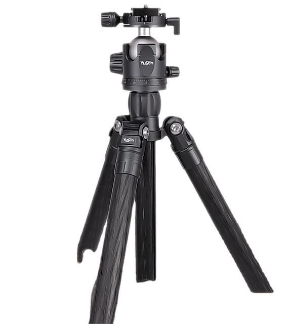 Camera DSLR Tripod for Travel Lightweight carbon fiber 360 Degree Ball Head Tripod, Monopod selfie stick stand tripod with Carry