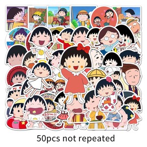 50 autocollants <span class=keywords><strong>japonais</strong></span> d'anime chibi cerise en PVC mat imperméable de haute qualité découpés à la forme et autocollants, fabriqués par KAZUO - Product Image 6