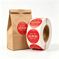 Autocollants en vinyle durables avec logo personnalisé, autocollants adhésifs, production rapide en grande quantité, autocollants ronds, impression de logo en gros