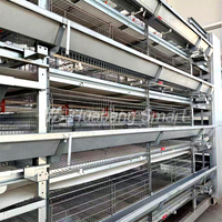 Nouvelles cages à batterie pour poulets pondeuses de type H, en acier galvanisé à chaud, résistantes à la rouille, durables, longue durée de vie pour les fermes avicoles