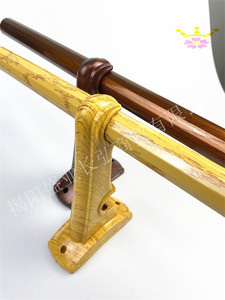 Roman Rod High Quality High Grade Light <strong>Curtain</strong> Accessories <strong>Curtain</strong> Hanger Imitation <strong>Wood</strong> Color <strong>Pole</strong> <strong>Curtain</strong> <strong>Poles</strong> - Product Image 2