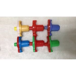 Lanceur de toupies pour enfants de 2 à 4 ans, jouet en plastique coloré avec fonction de rotation, cadeau unisexe pour la maternelle - Product Image 3