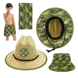 Cappelli di Paglia Estivi per Bambini e Neonati con Logo Personalizzato, Cappelli da Spiaggia in Paglia Naturale per Bambini - Product Image 2