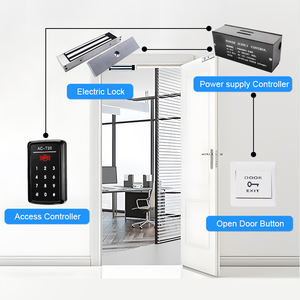 Contrôle d'accès communautaire de longue durée <span class=keywords><strong>porte</strong></span> ignifuge <span class=keywords><strong>aimant</strong></span> de <span class=keywords><strong>porte</strong></span> en métal serrure de <span class=keywords><strong>porte</strong></span> de vente au détail électrique intérieure - Product Image 3