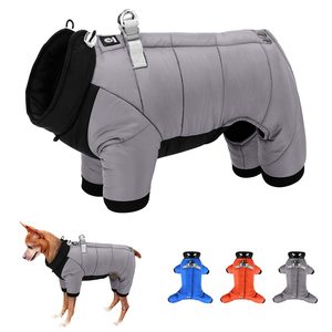 Waterproof <strong>Dog</strong> Winter <strong>Coat</strong> With Integrated Harness Design Warm Jacket for <strong>Small</strong> to Large <strong>Dogs</strong> - Product Image 2