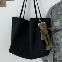 Sac fourre-tout en toile personnalisé avec logo, poche intérieure, bandoulière, taille personnalisée, sac messager