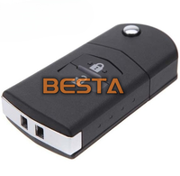 Aplicable para Mazda 3 5 6 Cars Carcasa de llave plegable remota de 2 botones