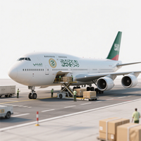 Fret aérien porte à porte Service transitaire Agent d'expédition Taux DDP de la Chine à l'Arabie saoudite Riyad Jeddah