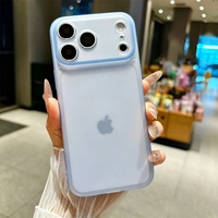 Coque de téléphone portable antichoc mate en TPU, vente en gros, pas chère, pour iPhone 17 Pro Max, 16, 15, 14, 13, 17 Air, 17 Pro, 16 Pro