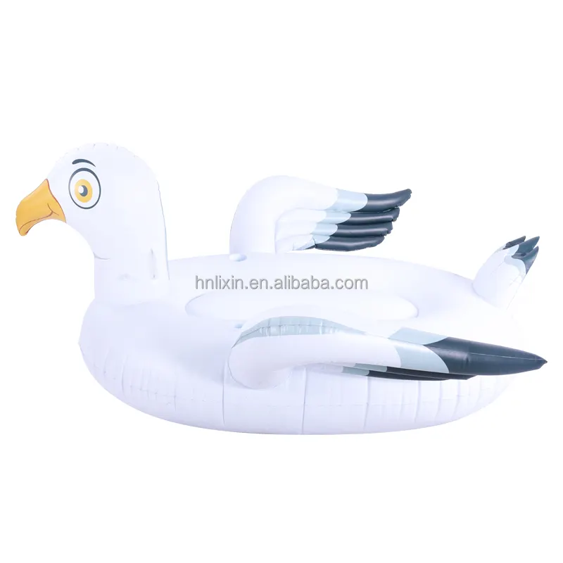 Sommer schwimmen Schwan Flamingo Pool Float Wasserspiel Floaty Möwe aufblasbare Schwimmer für Erwachsene aufblasbare Wasser Float Rider Spielzeug