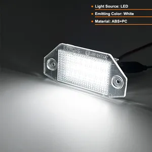 2 Pezzi <span class=keywords><strong>Luce</strong></span> Targa a LED Bianca per Ford Mondeo MK3 2000-2007 Lampada Illuminazione Targa - Product Image 4