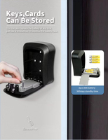 Caja de Seguridad Inteligente Tuya para Llaves, Exterior, Impermeable IP65, con Código PIN y Control por Aplicación, para Inmobiliarias y Airbnb