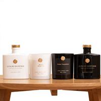 Flammenfreier Aromatherapie-Duftspender in Glasflasche mit Rattanstäbchen, Ätherische Öle, GC Marke, Ganzjährige Wohnraumdekoration