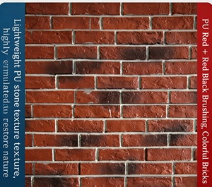 Pegatina de Ladrillo Cultural de PU, Simulación de Revestimiento para Paredes de Restaurantes, Uso Comercial - Product Image 6