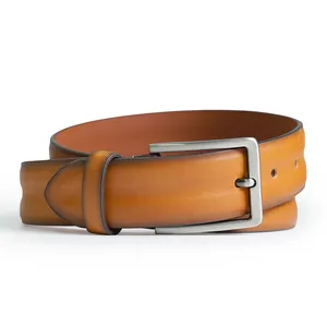 Stylish Wholesale vegetable tanned leather belts And Buckles