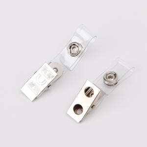 Porte-badge en PVC transparent de grande taille, porte-badge de travail, pince à badge polyvalente - Product Image 5