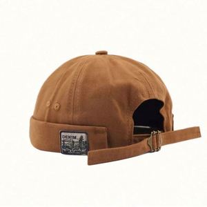 Wholesale Factory Custom Patch Embroidery Cartoon Rubber <b>Brimless</b> <b>Hats</b> Sports Baseball Caps Unisex Silk Screen Promotional - Product Image 5
