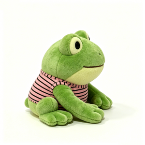 Peluche de rana personalizado, peluche de rana adorable, peluche de rana suave, peluche de rana verde. - Product Image 2