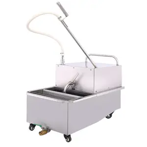 Hot Sell Stainless Steel Cooking Restaurant Used Deep Fryer Oil Filter Cart Machine