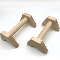GRASSFIT Gymnastique Exercice Fitness Workout Parallèles en bois Paralettes Barres Bois de hêtre Poignées Push Up Stand Bar