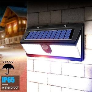Lampes solaires murales 190 LED, extérieur IP65, lampe solaire murale avec détecteur de mouvement PIR, lampadaire solaire étanche, lumière murale de jardin - Product Image 2