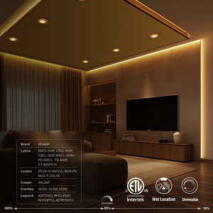 Moderne rond blanc commercial mince 4 pouces LED plafonnier profil bas montage en surface DOB vers le bas lumière Downlight - Product Image 6