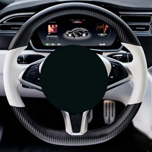 Pièces automobiles en gros, housse de volant en fibre de carbone pour <span class=keywords><strong>Tesla</strong></span> <span class=keywords><strong>Model</strong></span> S - Product Image 2