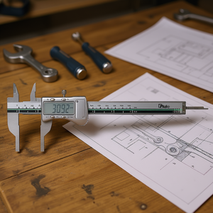 Calibre numérique Ttake 150 mm, outil de mesure métrique et impérial pour l'ingénierie de précision - Product Image 3