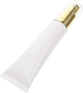 Tubo de Plástico Cosmético Suave PBL ABL Plateado y Dorado para Crema de Manos de 50 ml - Product Image 1