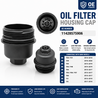 Tapa de Sellado del Tanque de Aceite Supreme para BMW F20 F21 14-19; 15-17; I12 13-19; I15 17-19; OE 11428575906; 70565337 (tuerca) 70563888 (tapa)